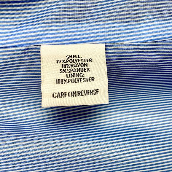 Tommy Hilfiger Faux Double Breasted Navy Nautical Blazer, Size 4 - Picture 8 of 9